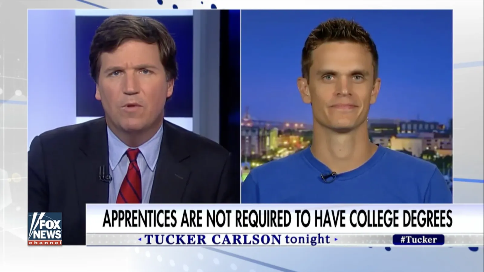 Fox News coverage featuring the Praxis founder, part of the press record Waris Hussain cataloged for the marketing team